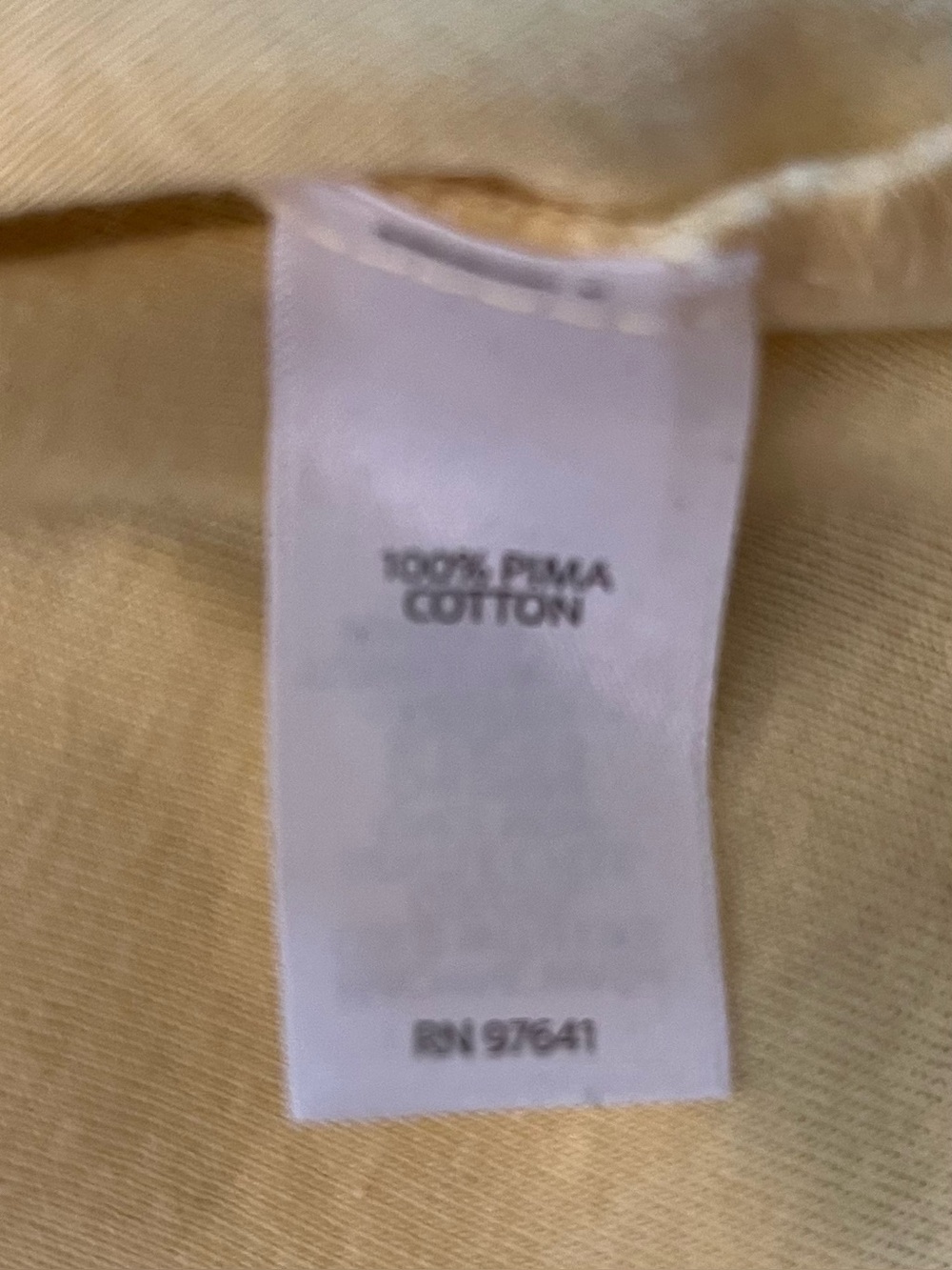J. Jill 100% pima cotton banana yellow tee top shirt GUC XL - Picture 7 of 8